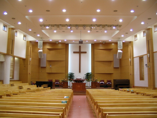 한빛교회 대예배실